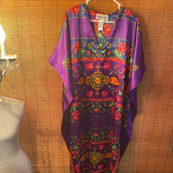 Winlar Other - Winlar Jewel Tone Kaftan One Size Fits Most EUC